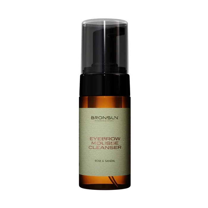 Mousse-spumă pentru curățarea sprâncenelor Rose&Sandal BRONSUN